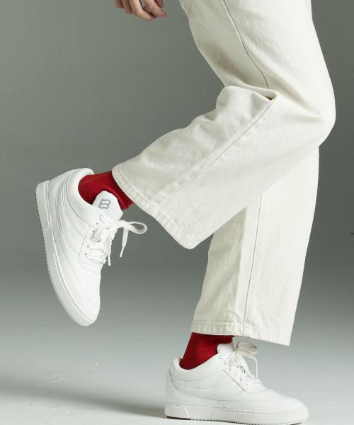 Alternative view of "The Fool" Low-Top Leather Sneakers WHITE