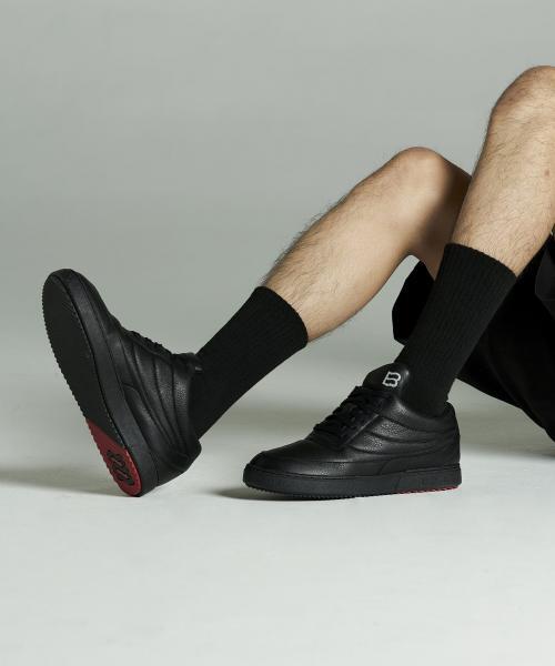 Alternative view of "The Fool" Low-Top Leather Sneakers BLACK
