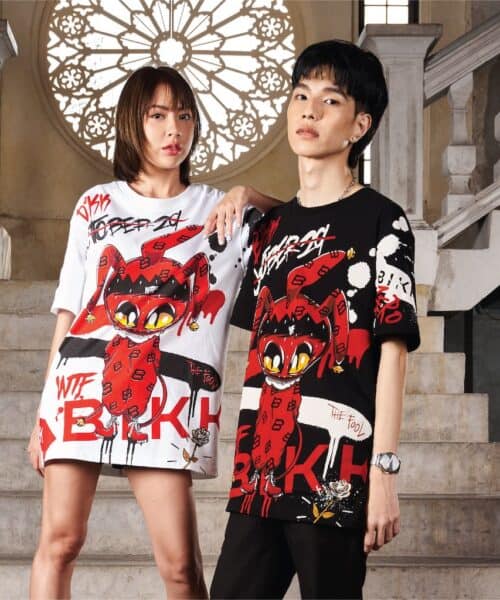 Alternative view of Oct29 x BIKK “Joker” OVP Oversized Tee